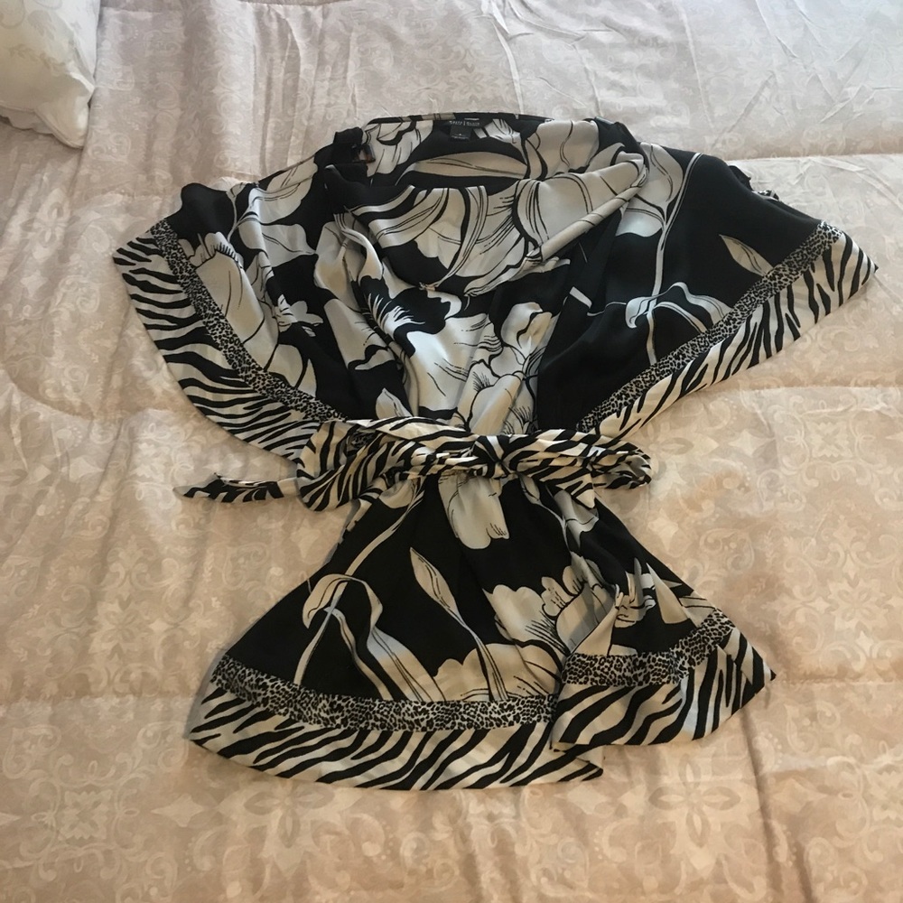 White House black market silky blouse